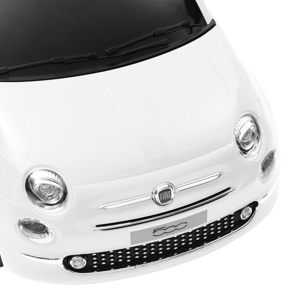 vidaXL Detské elektrické autíčko Fiat 500, biele