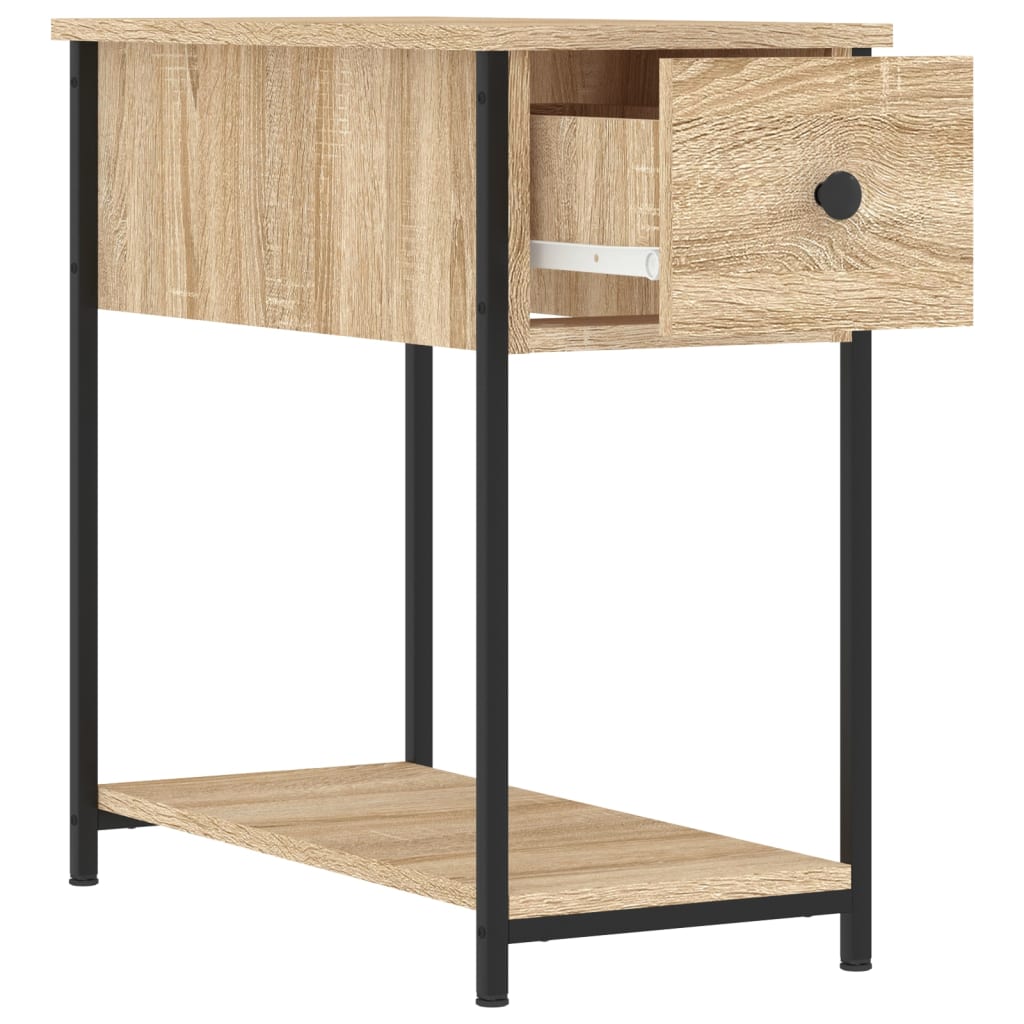 vidaXL Nočný stolík dub sonoma 30x60x60 cm kompozitné drevo