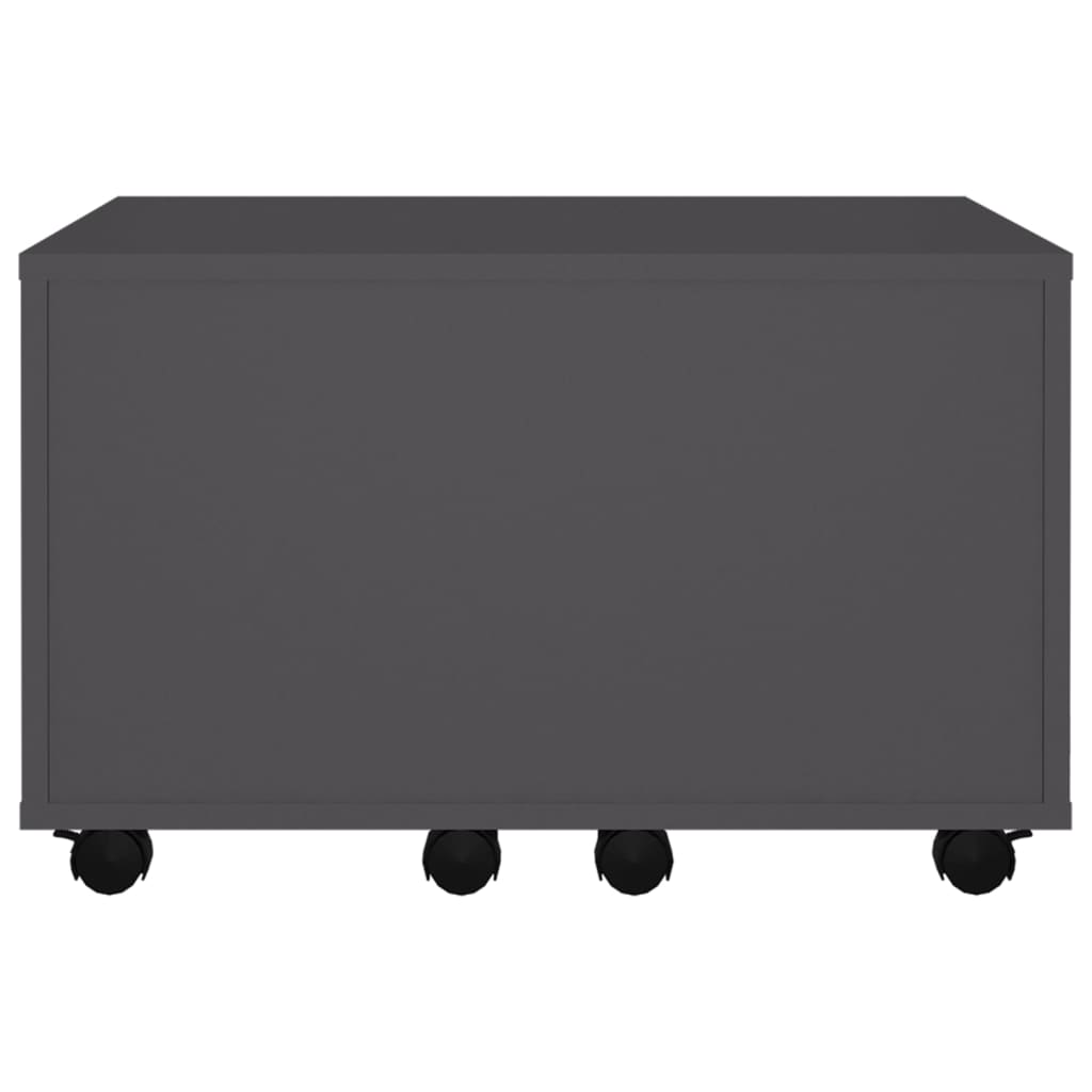 vidaXL Konferenčný stolík sivý 60x60x38 cm drevotrieska