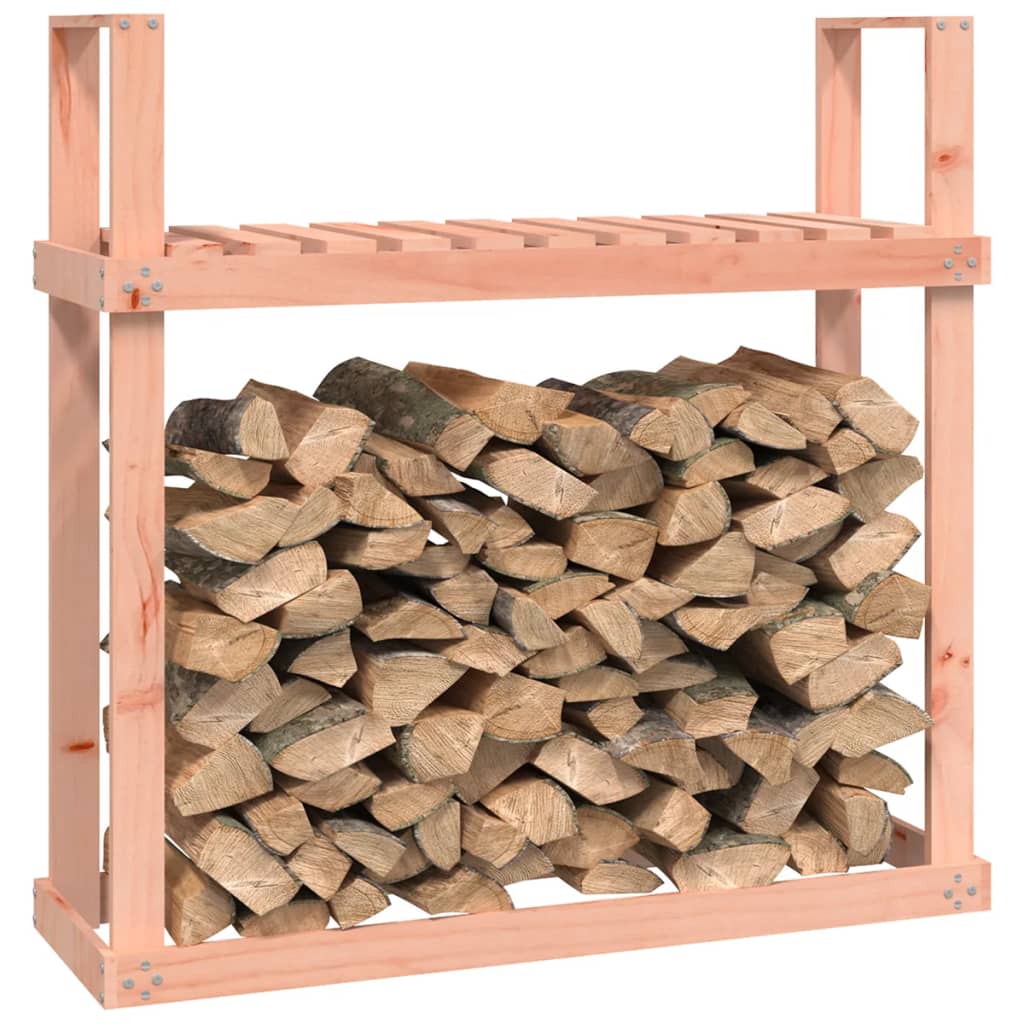 vidaXL Stojan na palivové drevo 110x35x108,5 cm douglasový masív