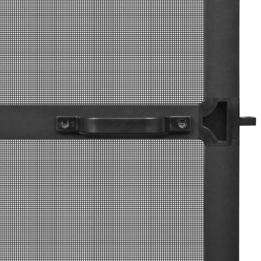 vidaXL Závesná sieťka na dvere proti hmyzu antracitová 120x240 cm