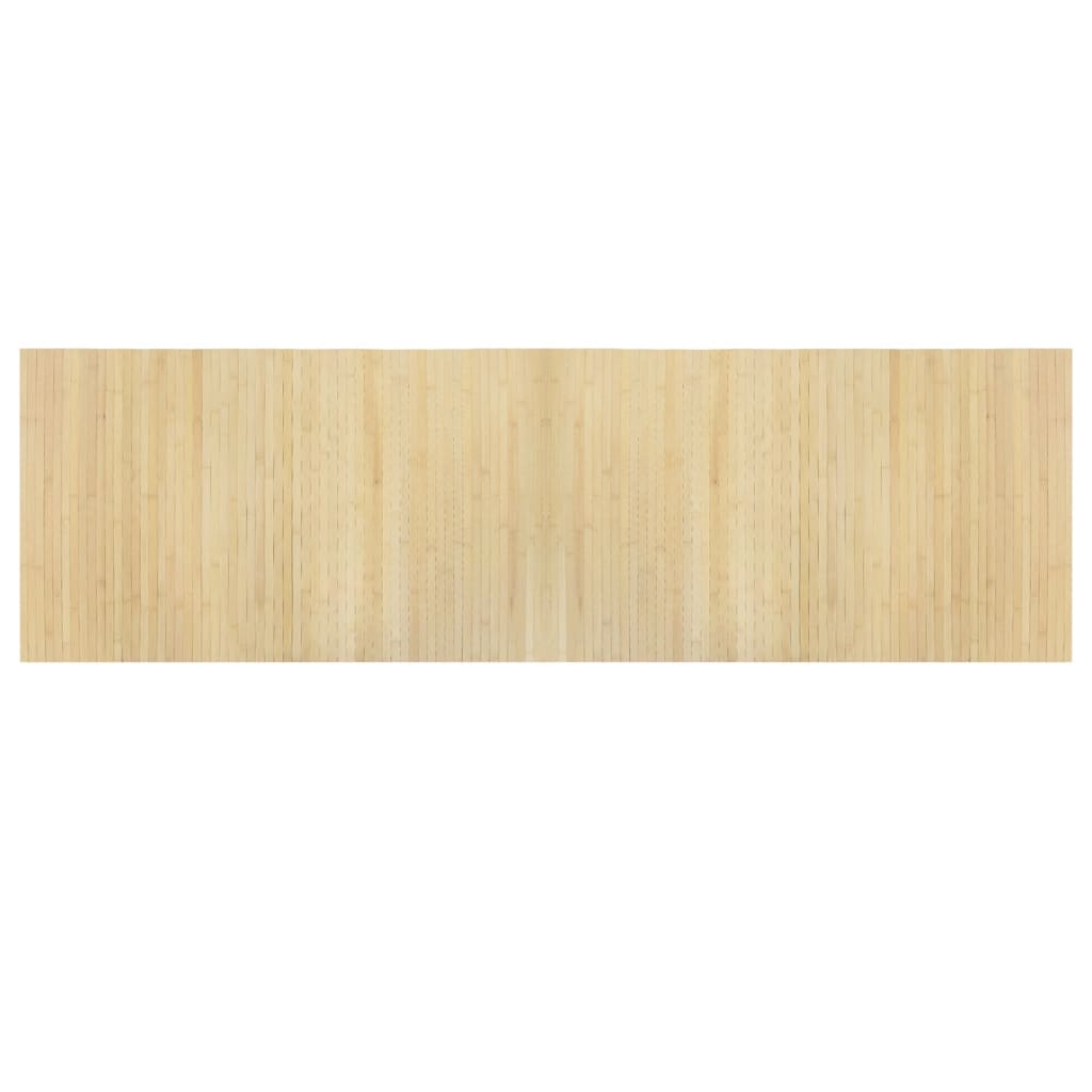 vidaXL Koberec obdĺžnikový bledý prírodný 60x200 cm bambus
