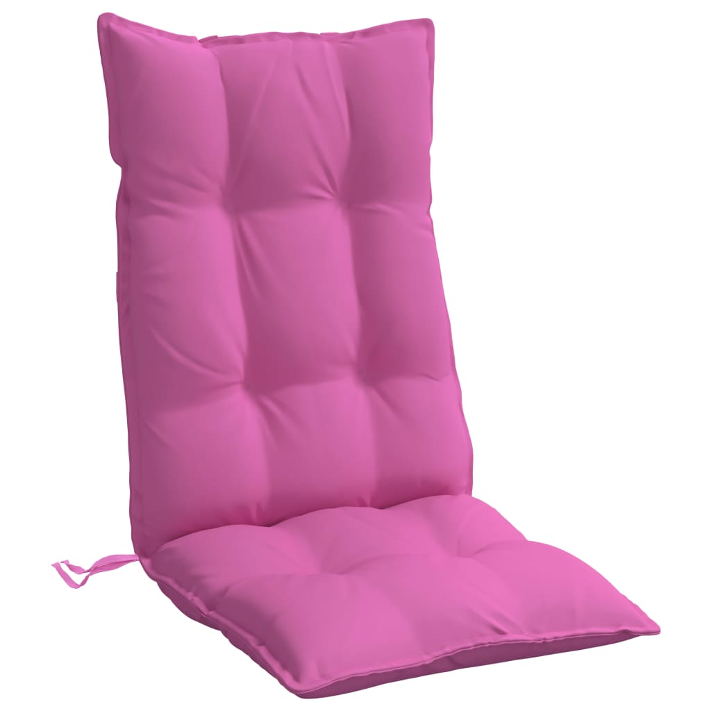 vidaXL Podušky na stoličky s vysokým operadlom 4 ks béžové látka