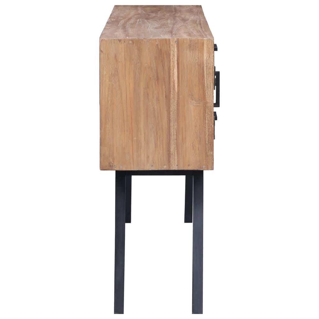 vidaXL Bočná skrinka 110x30x75 cm masívne teakové drevo