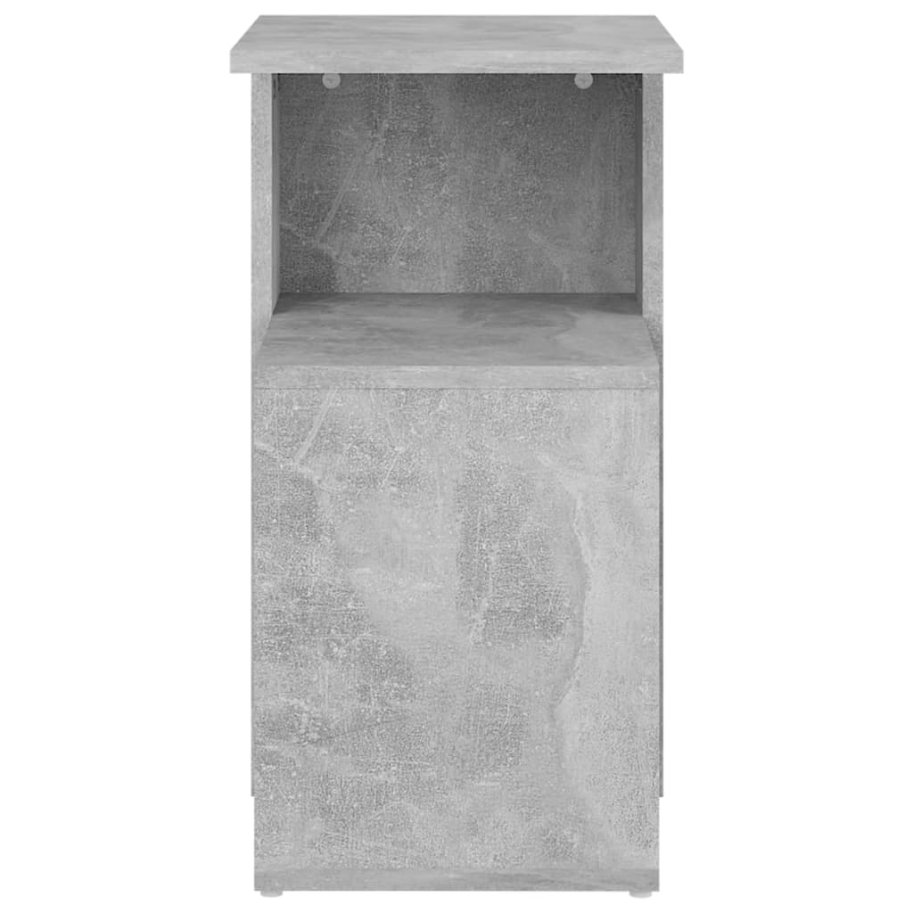 vidaXL Príručný stolík, betónovo sivý 36x30x56 cm, kompozitné drevo
