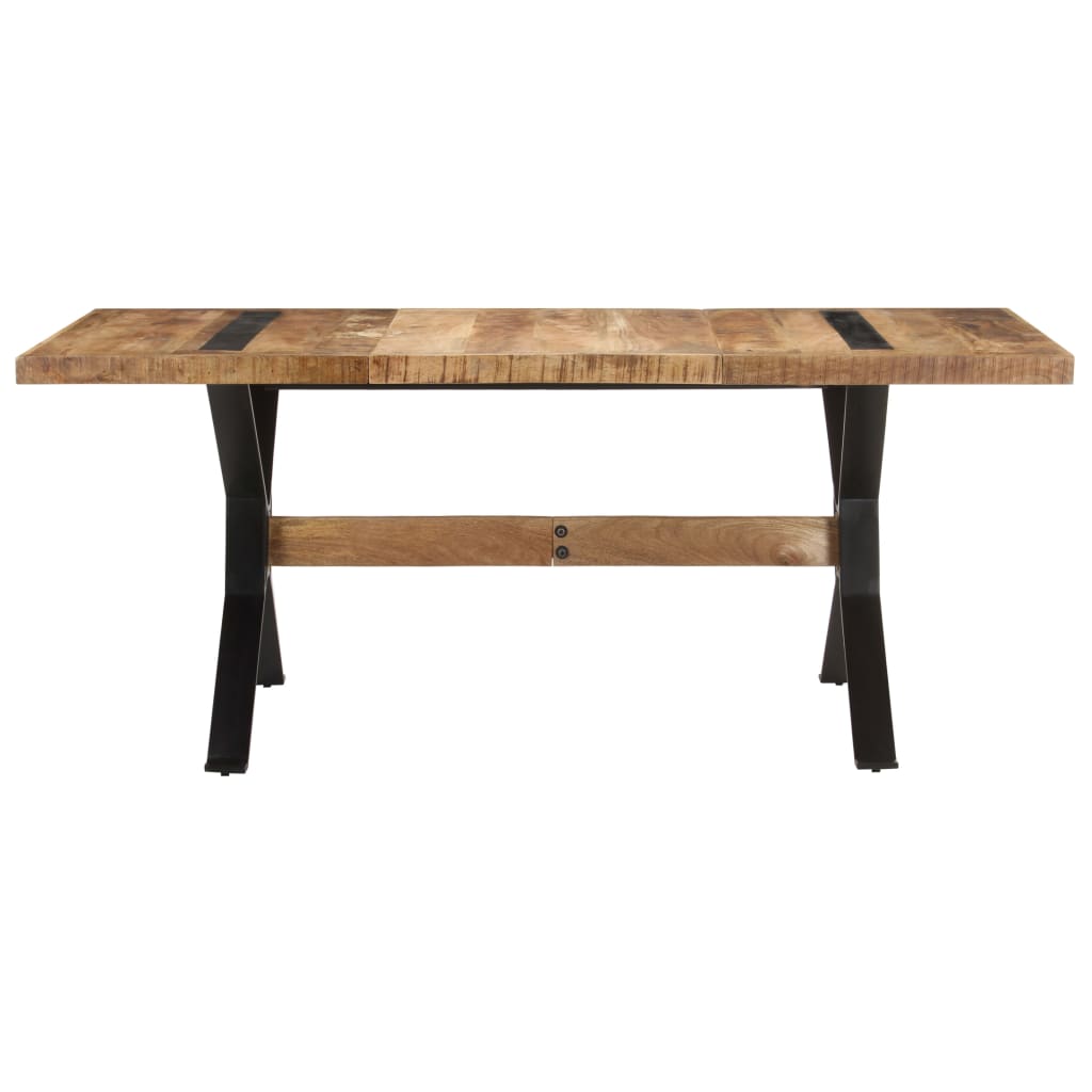 vidaXL Jedálenský stôl 180x90x76 cm, surové mangové drevo