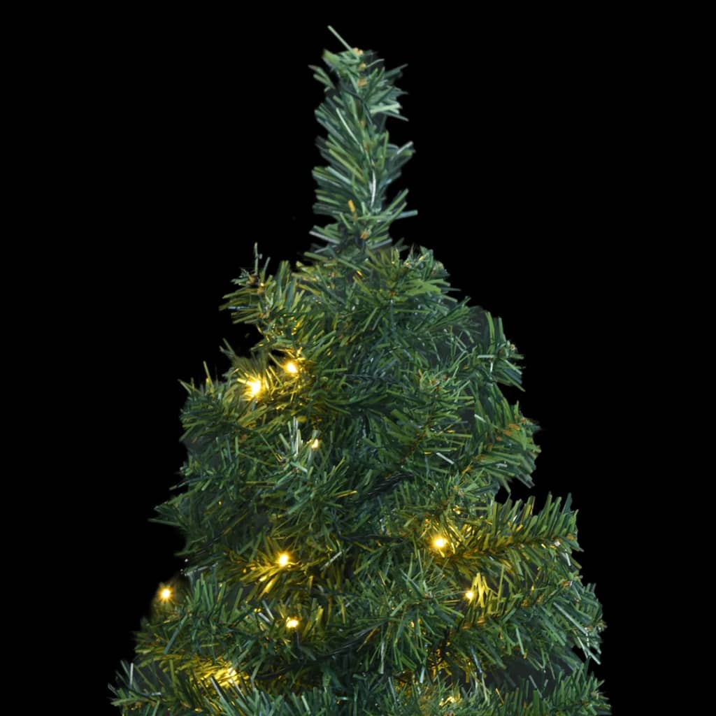 vidaXL Úzky vianočný stromček 300 LED 270 cm