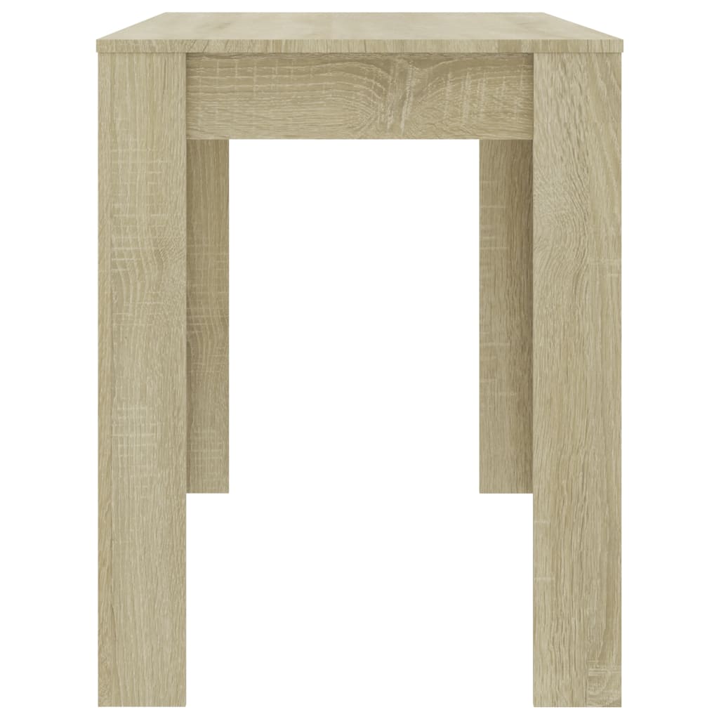 vidaXL Jedálenský stôl dub sonoma 120x60x76 cm drevotrieska