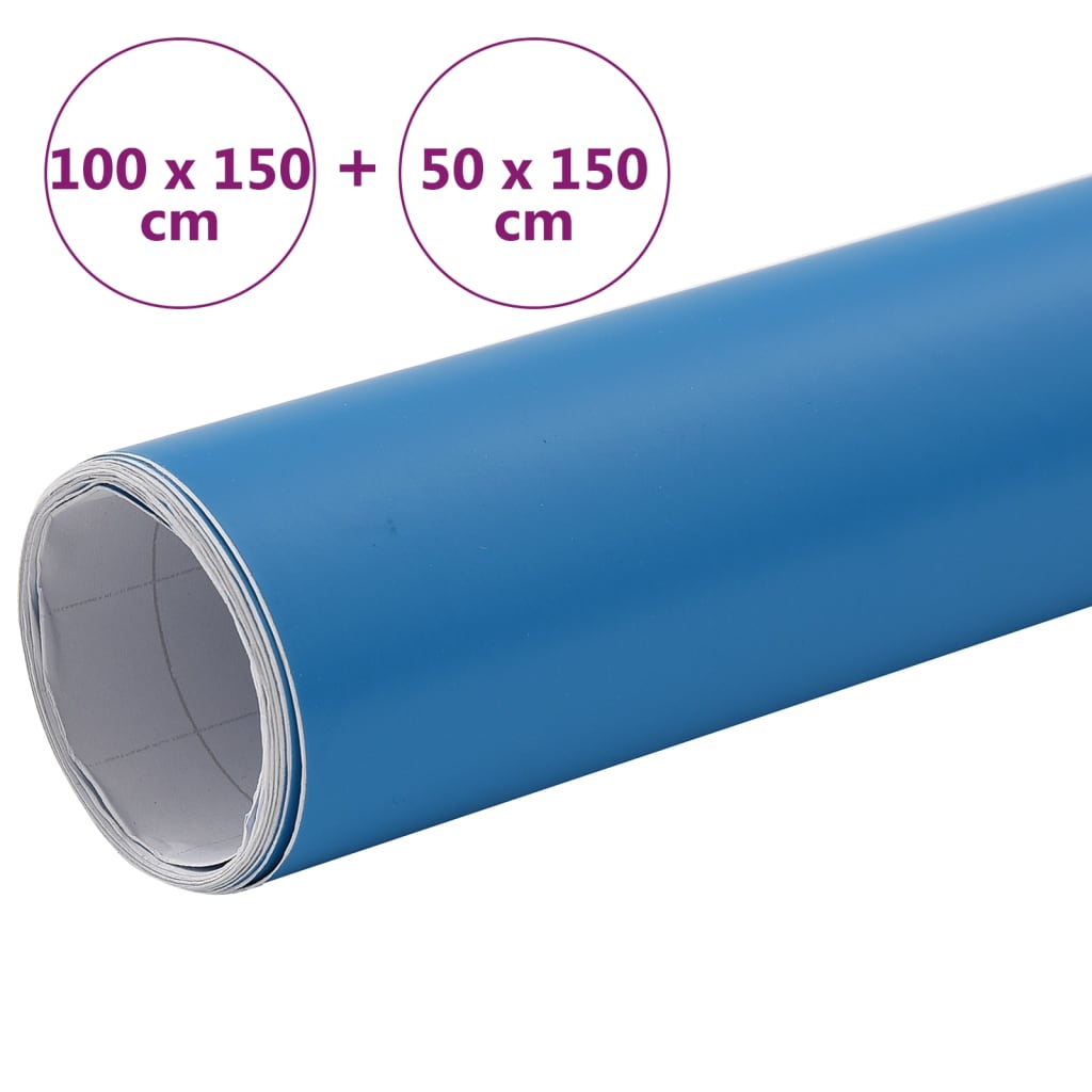 vidaXL Fólia na automobily 2 ks matná modrá 100x150 cm+50x150 cm