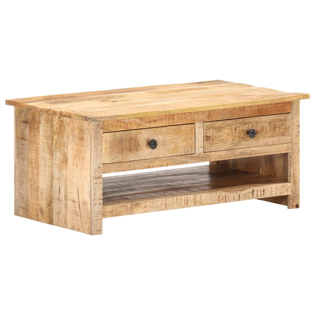 vidaXL Konferenčný stolík 88x50x38 cm surové mangovníkové drevo