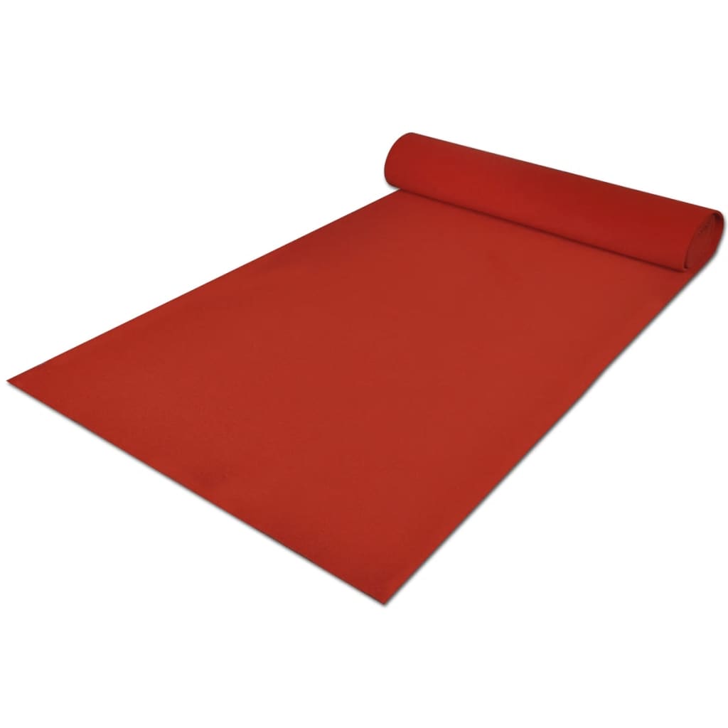 Červený koberec vidaXL - 1 x 10 m, extra ťažký 400 g/m2