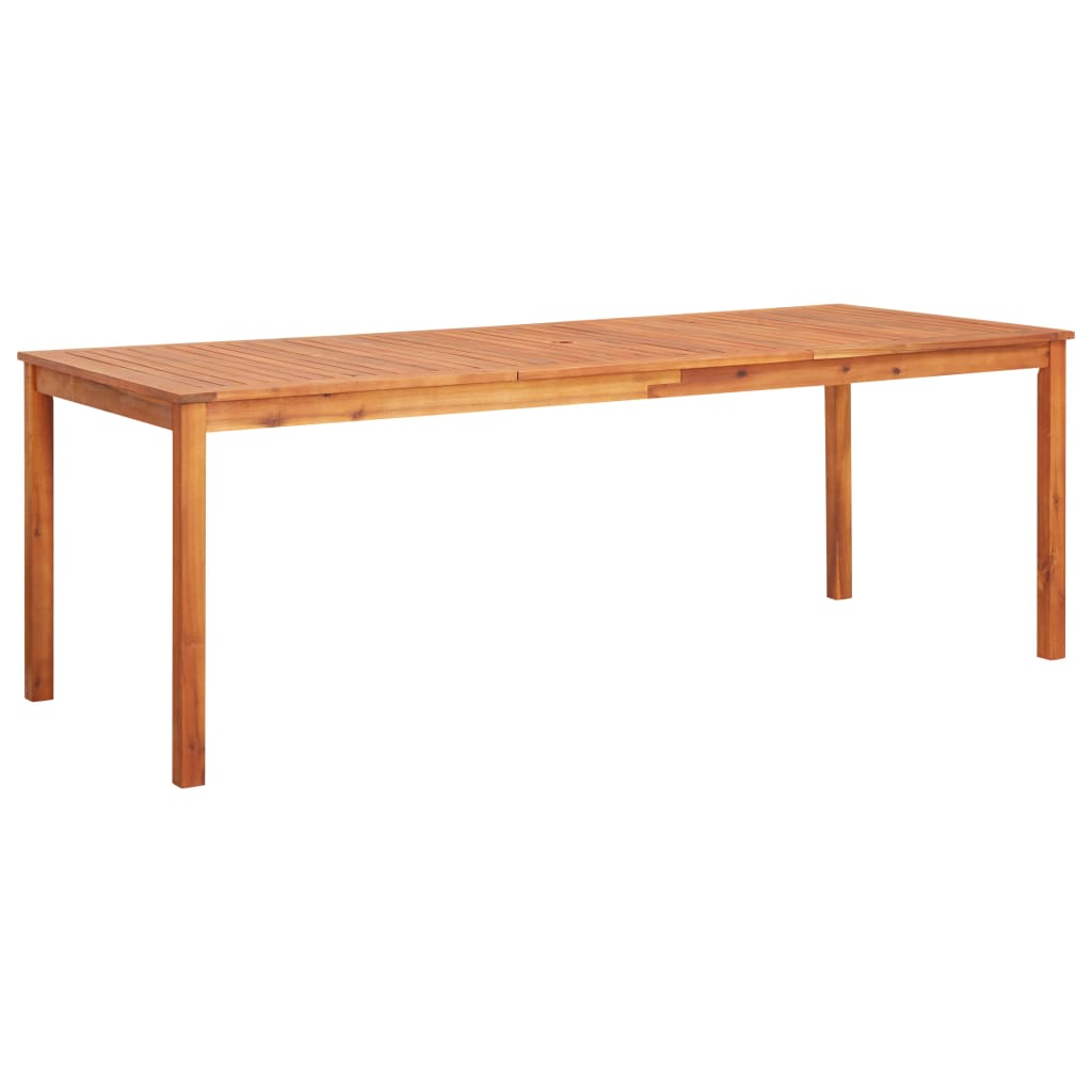 vidaXL Záhradný stôl 215x90x74 cm, akáciový masív