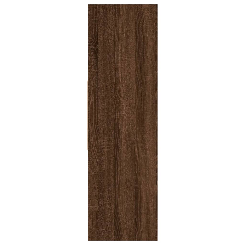 vidaXL Knižnica hnedý dub 97,5x29,5x100 cm spracované drevo