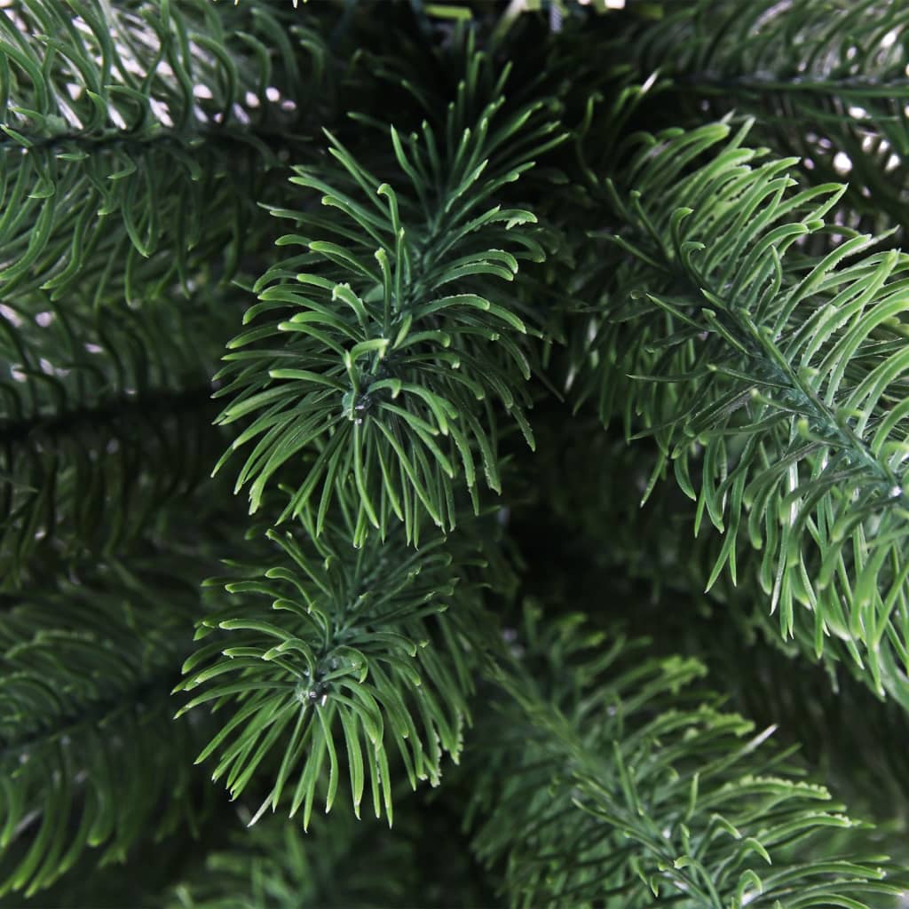 vidaXL Umelý vianočný stromček, realistické ihličie 90 cm, zelený