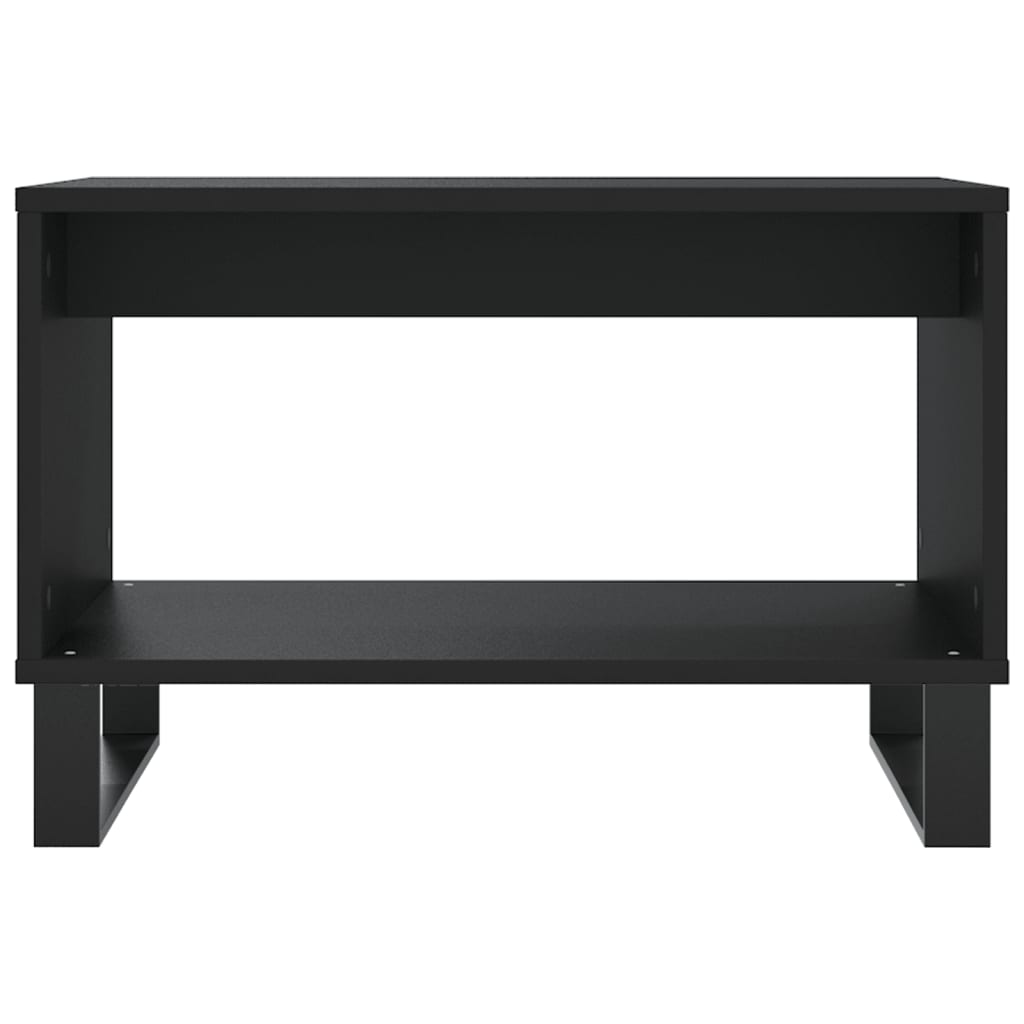vidaXL Konferenčný stolík čierny 60x50x40 cm kompozitné drevo
