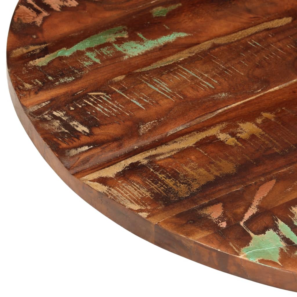vidaXL Stolová doska Ø 70x1,5 cm okrúhla masívne recyklované drevo