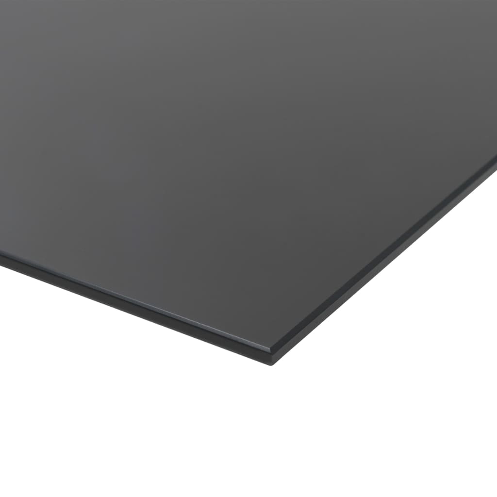 vidaXL Nástenná magnetická tabuľa, čierna, sklenená 60x20 cm