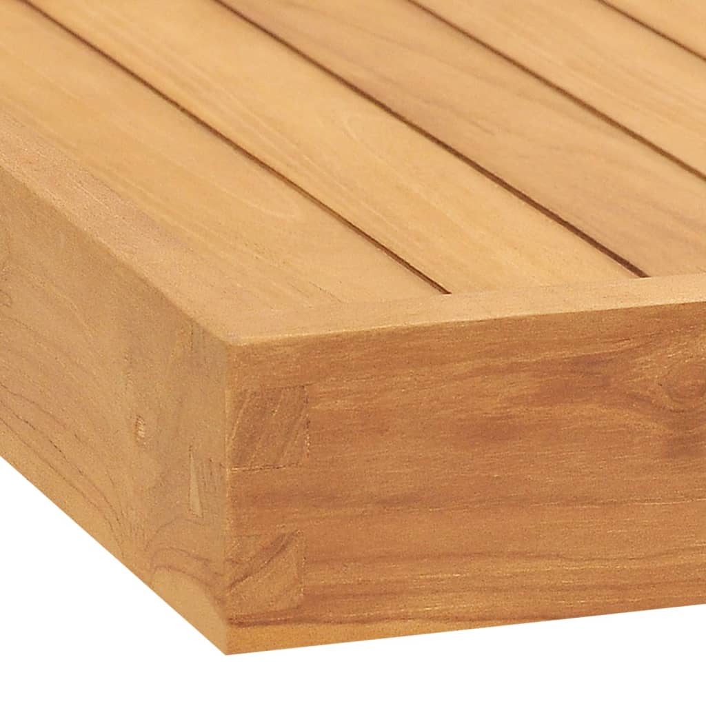 vidaXL Servírovací podnos 50x50 cm masívne tíkové drevo