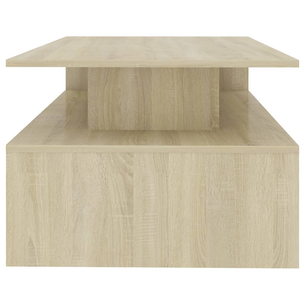 vidaXL Konferenčný stolík dub sonoma 90x60x42,5 cm drevotrieska