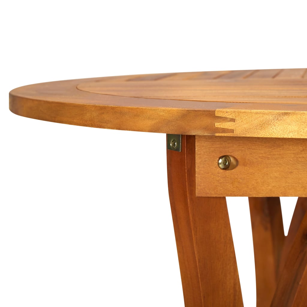 vidaXL Záhradný stôl 201x100x75 cm akáciový masív