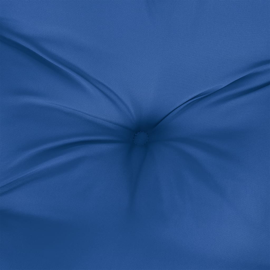 vidaXL Podložka na paletový nábytok, kráľovsky modrá 50x50x12cm, látka