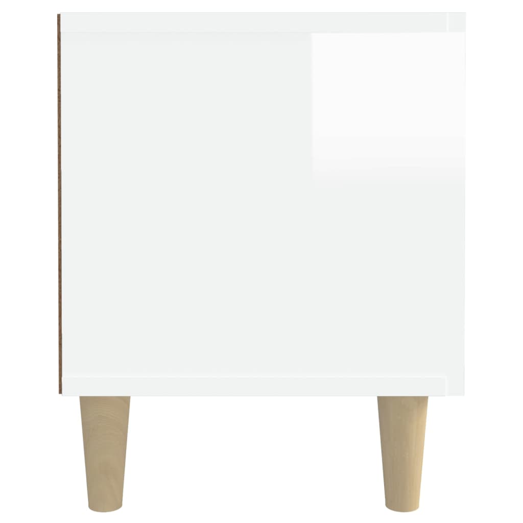 vidaXL TV skrinka lesklá biela 180x31,5x40 cm kompozitné drevo