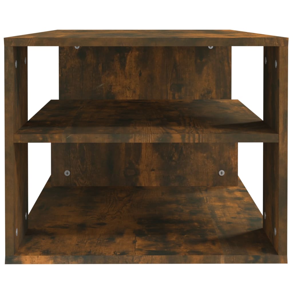 vidaXL Konferenčný stolík dymový dub 100x50x40 cm spracované drevo
