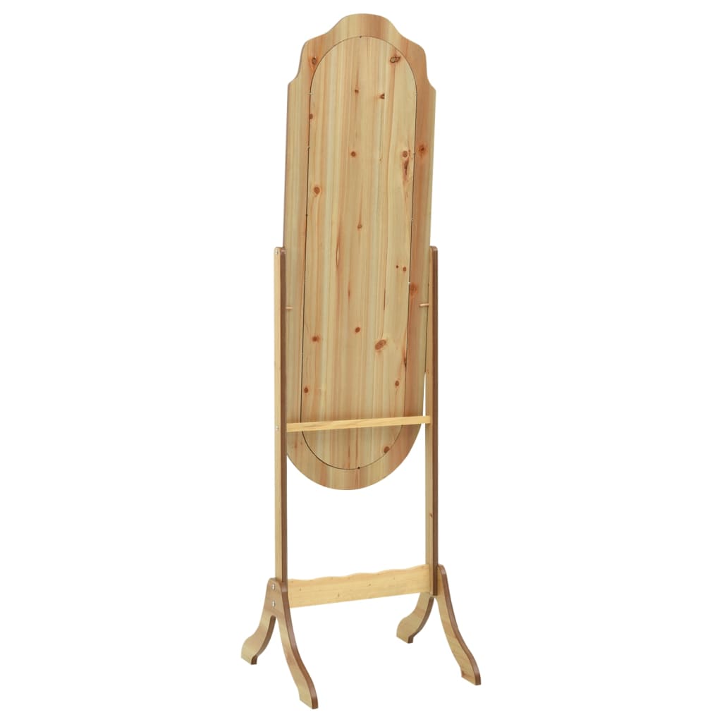vidaXL Voľne stojace zrkadlo 45,5x47,5x160 cm kompozitné drevo