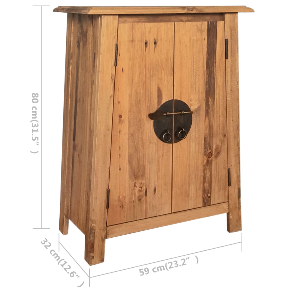 vidaXL Kúpeľňová skrinka, recyklované borovicové drevo, 59x32x80 cm