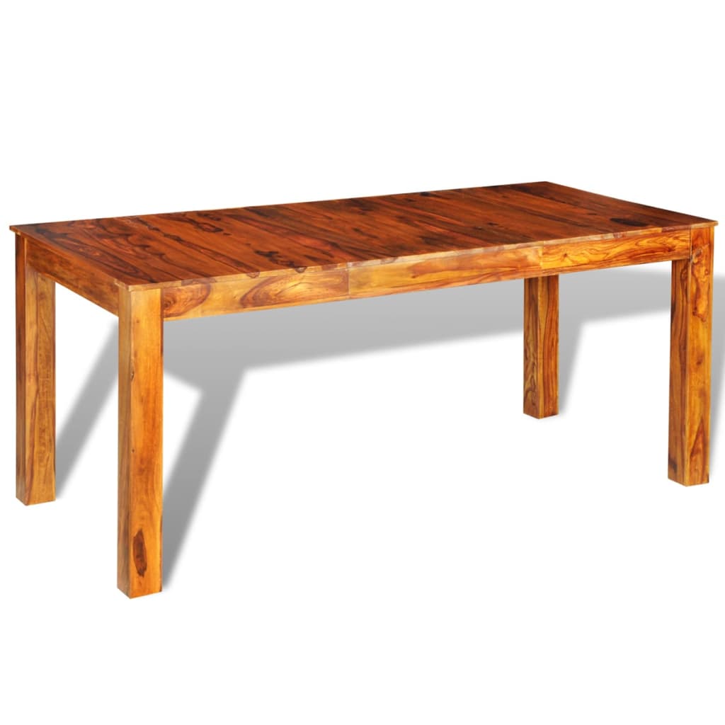 vidaXL Jedálenský stôl, drevený masív sheesham 180x85x76 cm