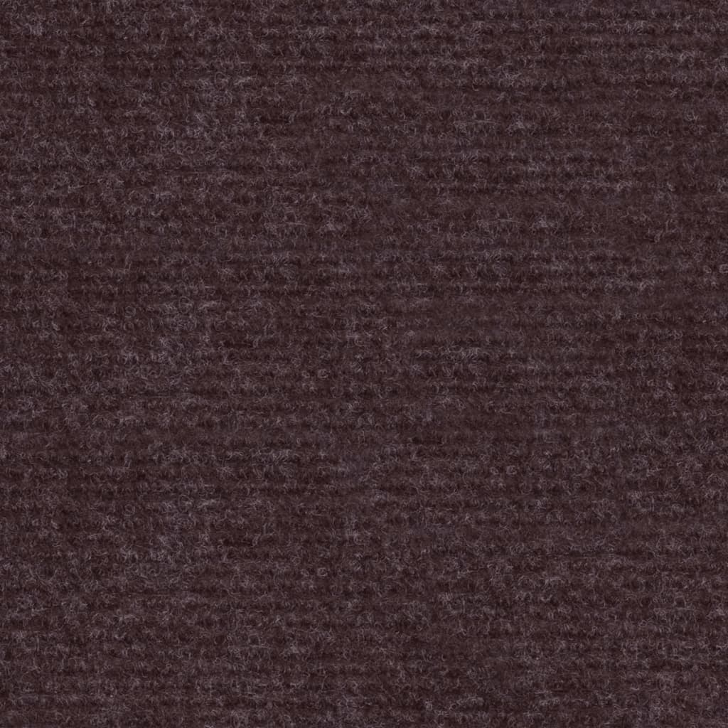 vidaXL Záťažový koberec, vrúbkovaný 1,2x15 m, hnedý
