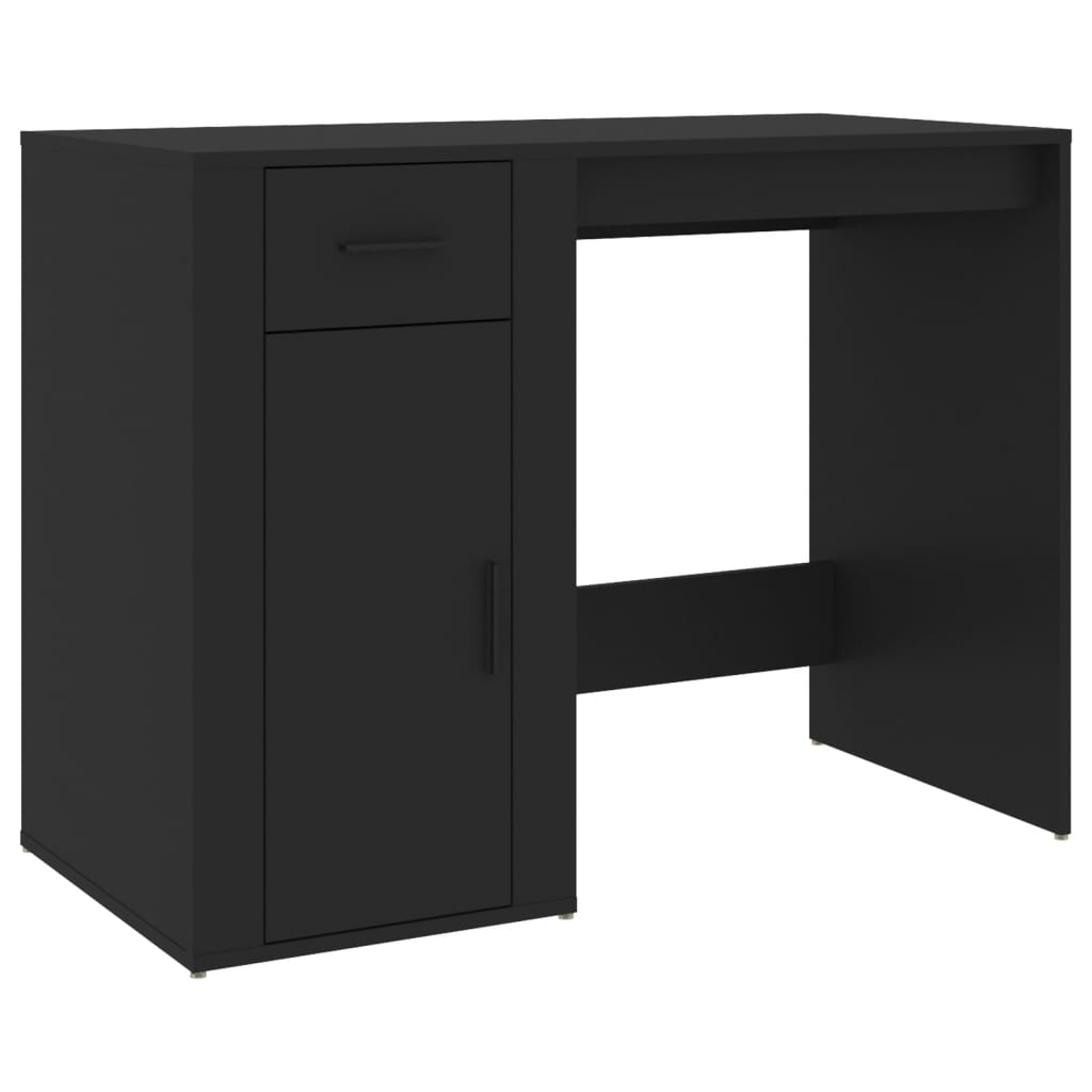 vidaXL Stôl čierny 100x49x75 cm spracované drevo