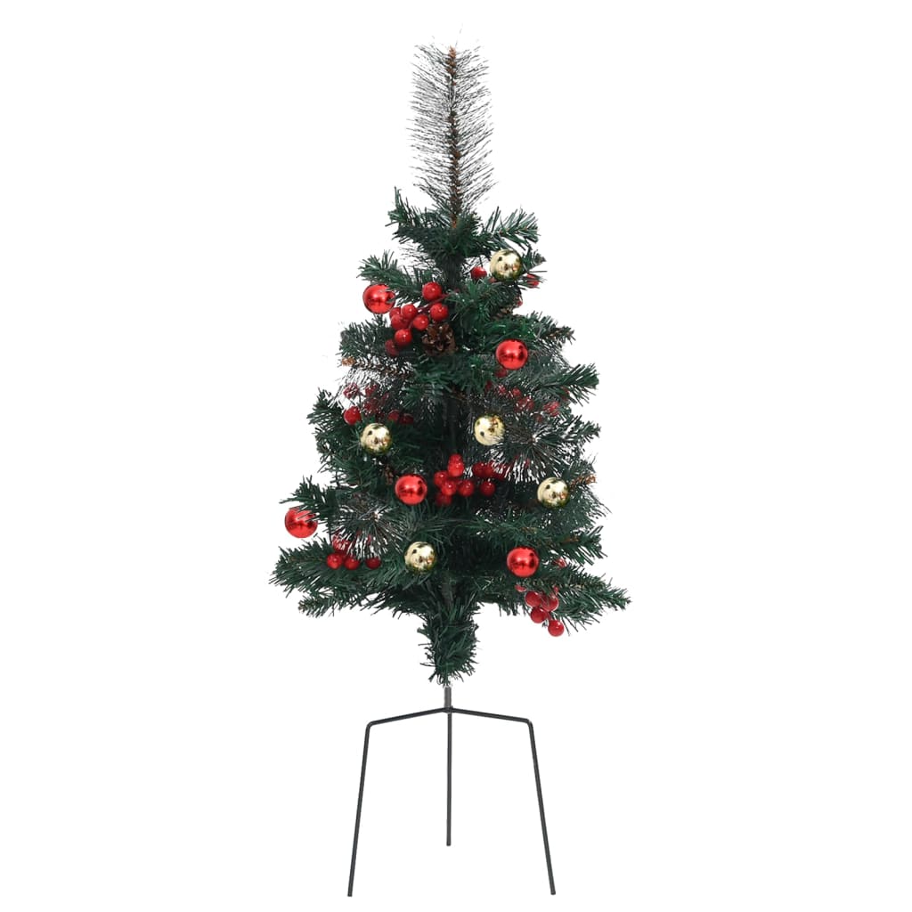 vidaXL Umelé vianočné ozdoby stromčeky zelené 2 ks 76 cm PVC
