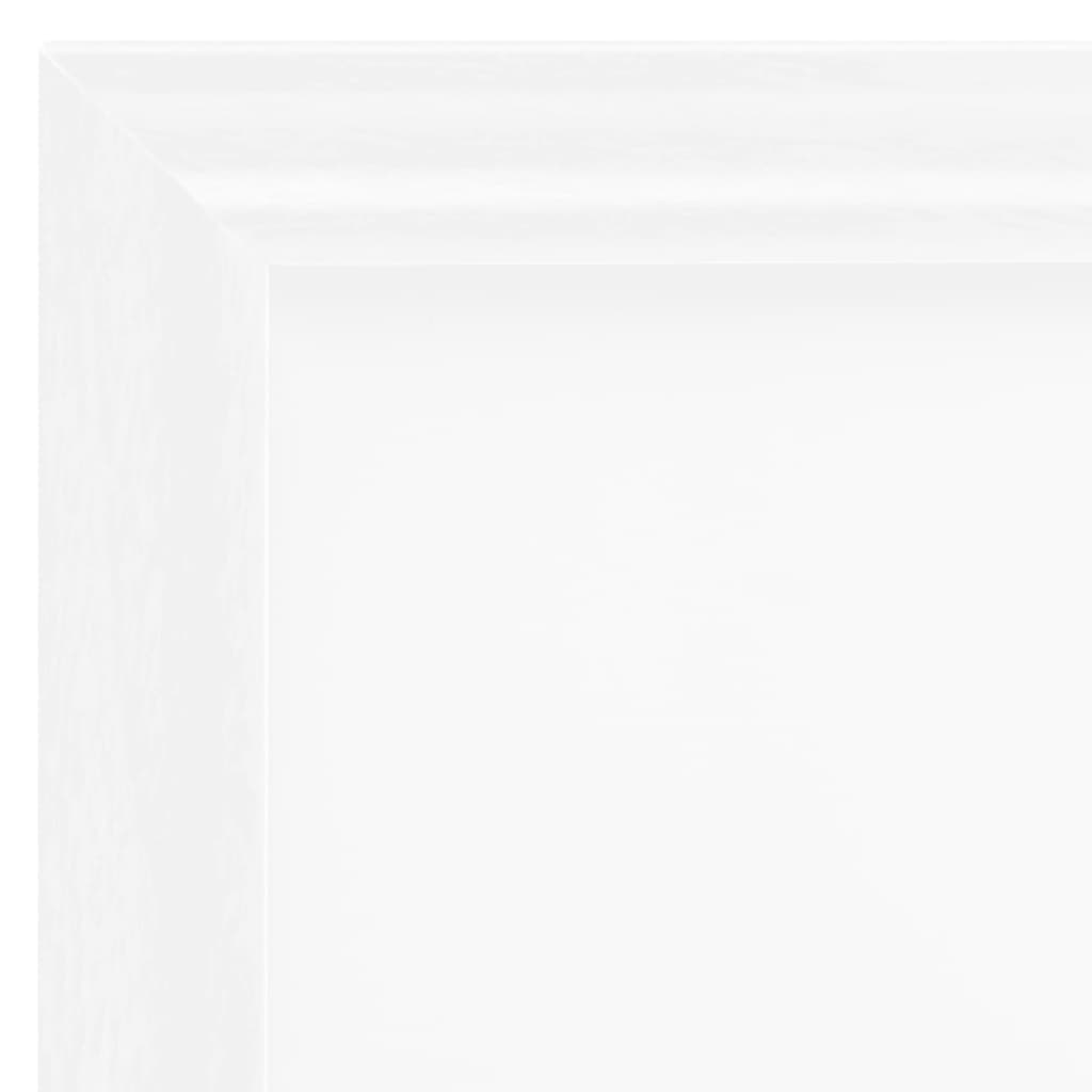 vidaXL Fotorámiky na stenu alebo stôl 3 ks biele 42x59,4 cm MDF