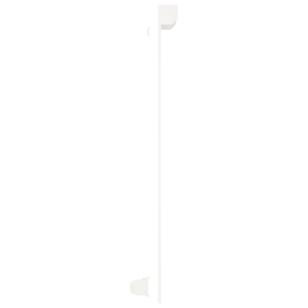 vidaXL Predokenná roleta, hliník 100x210 cm, biela