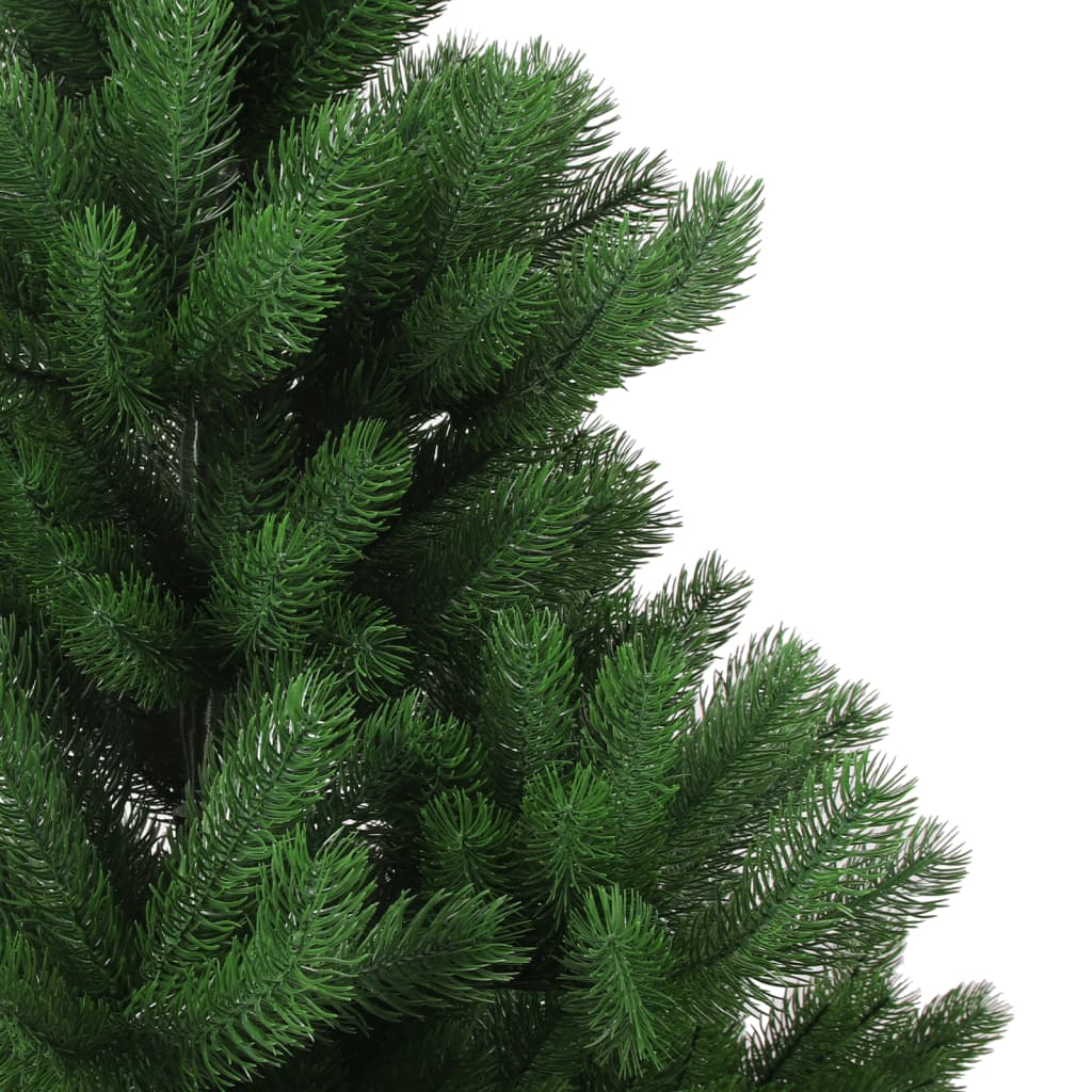 vidaXL Osvetlený umelý vianočný stromček normandská jedľa zelený 180cm