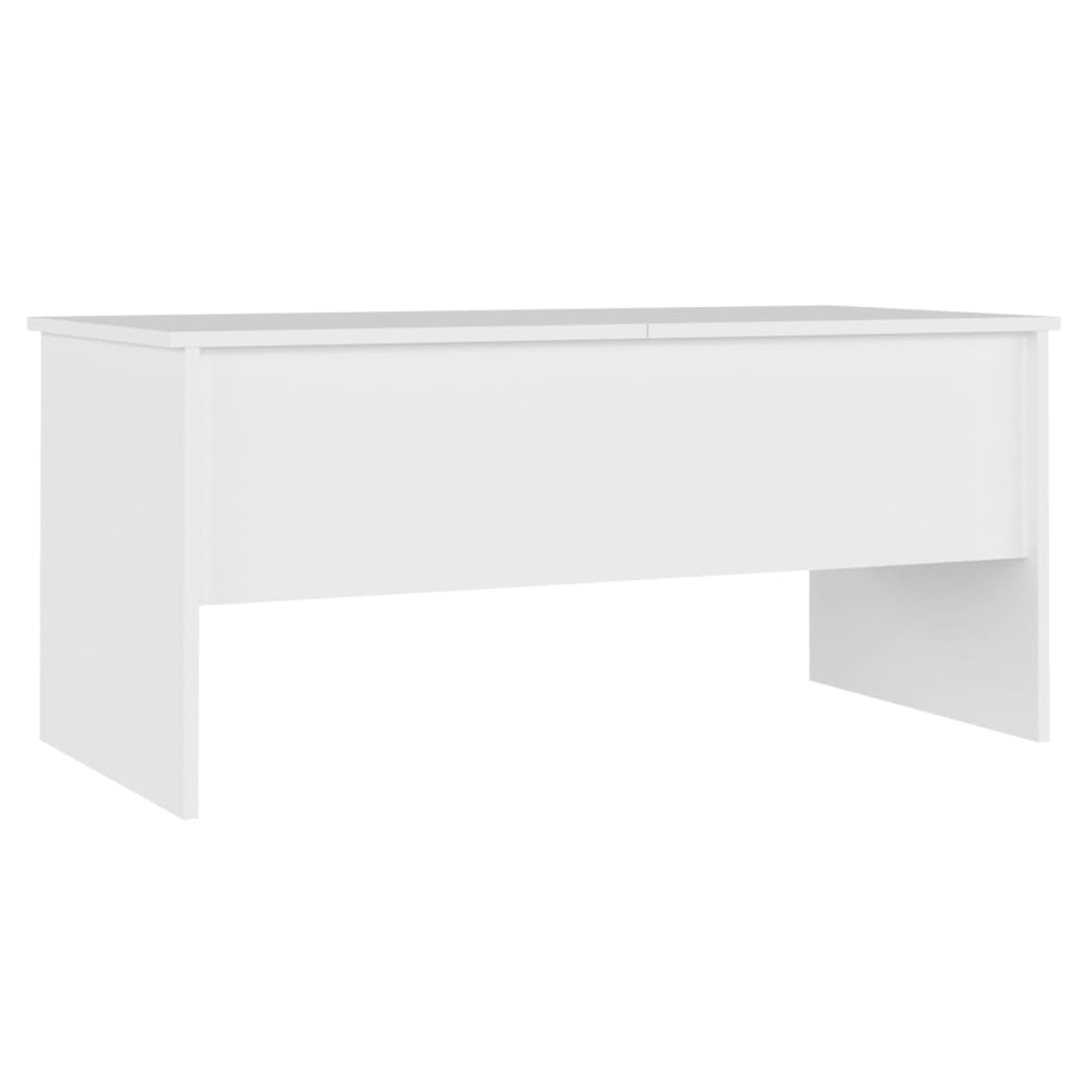 vidaXL Konferenčný stolík biely 102,5x50,5x46,5 cm spracované drevo