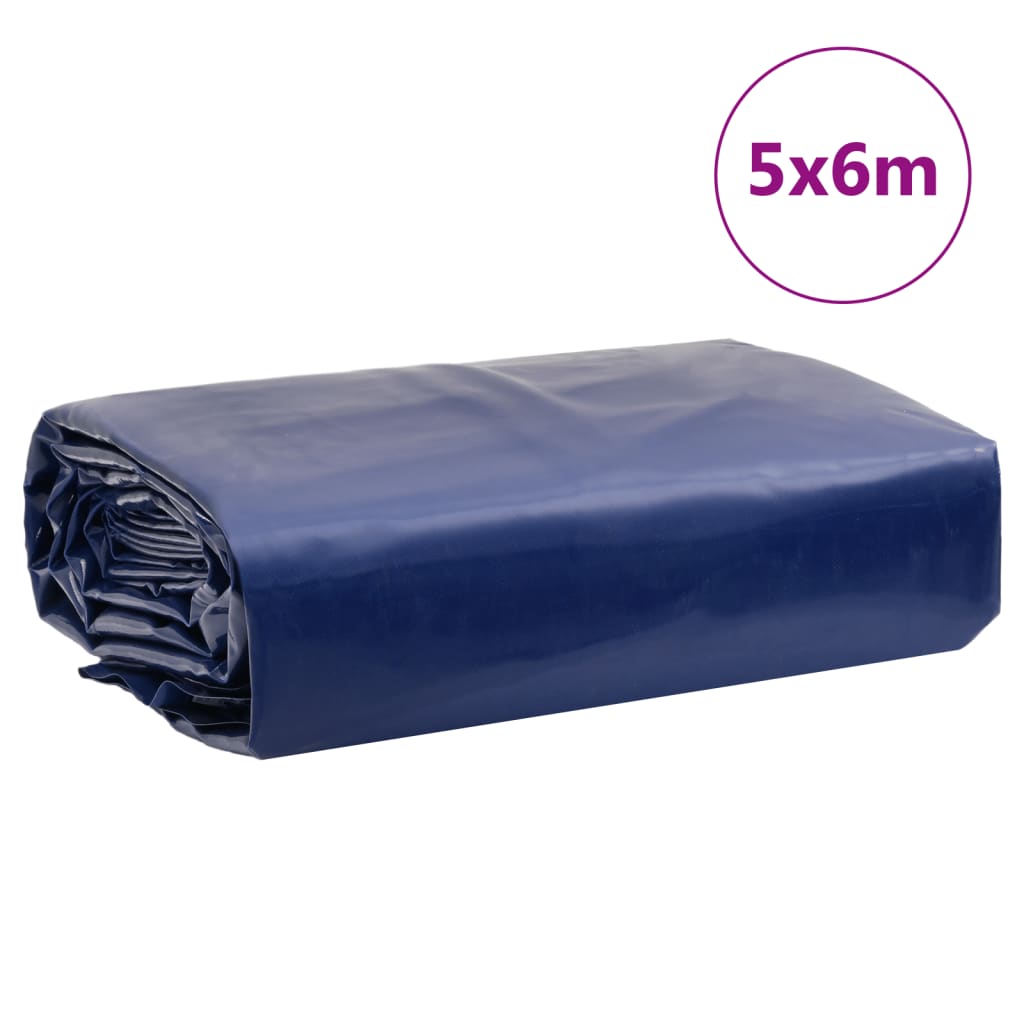 vidaXL Celta modrá 5x6 m 650 g/m²