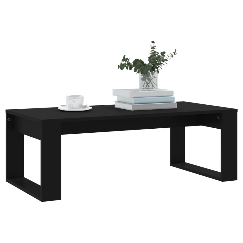 vidaXL Konferenčný stolík čierny 102x50x35 cm kompozitné drevo