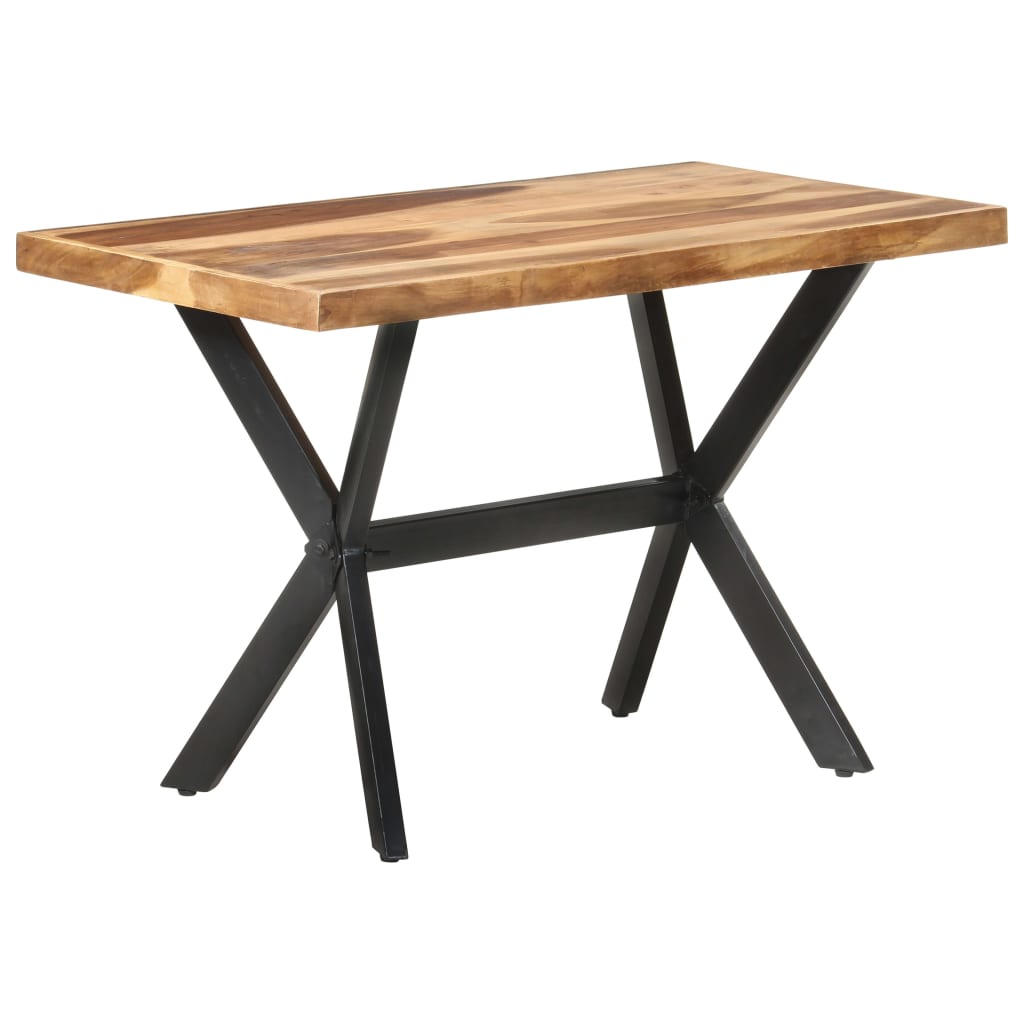 vidaXL Jedálenský stôl 120x60x75 cm, drevený masív s medovým náterom