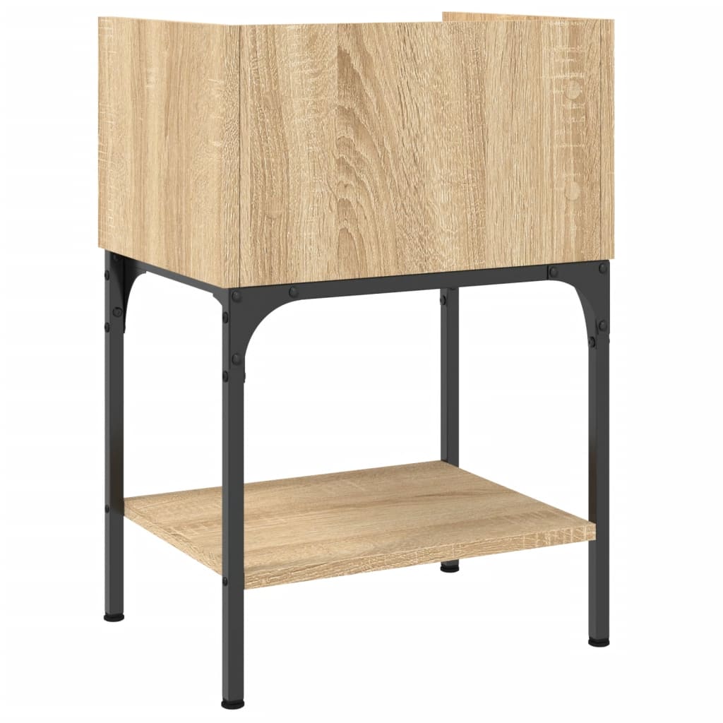 vidaXL Nočné stolíky 2 ks dub sonoma 40,5x31x60 kompozitné drevo