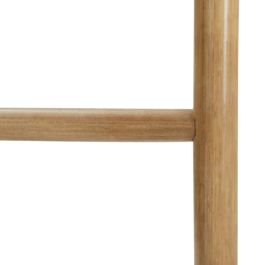 vidaXL Rebrík na uteráky s 5 priečkami bambus 170 cm