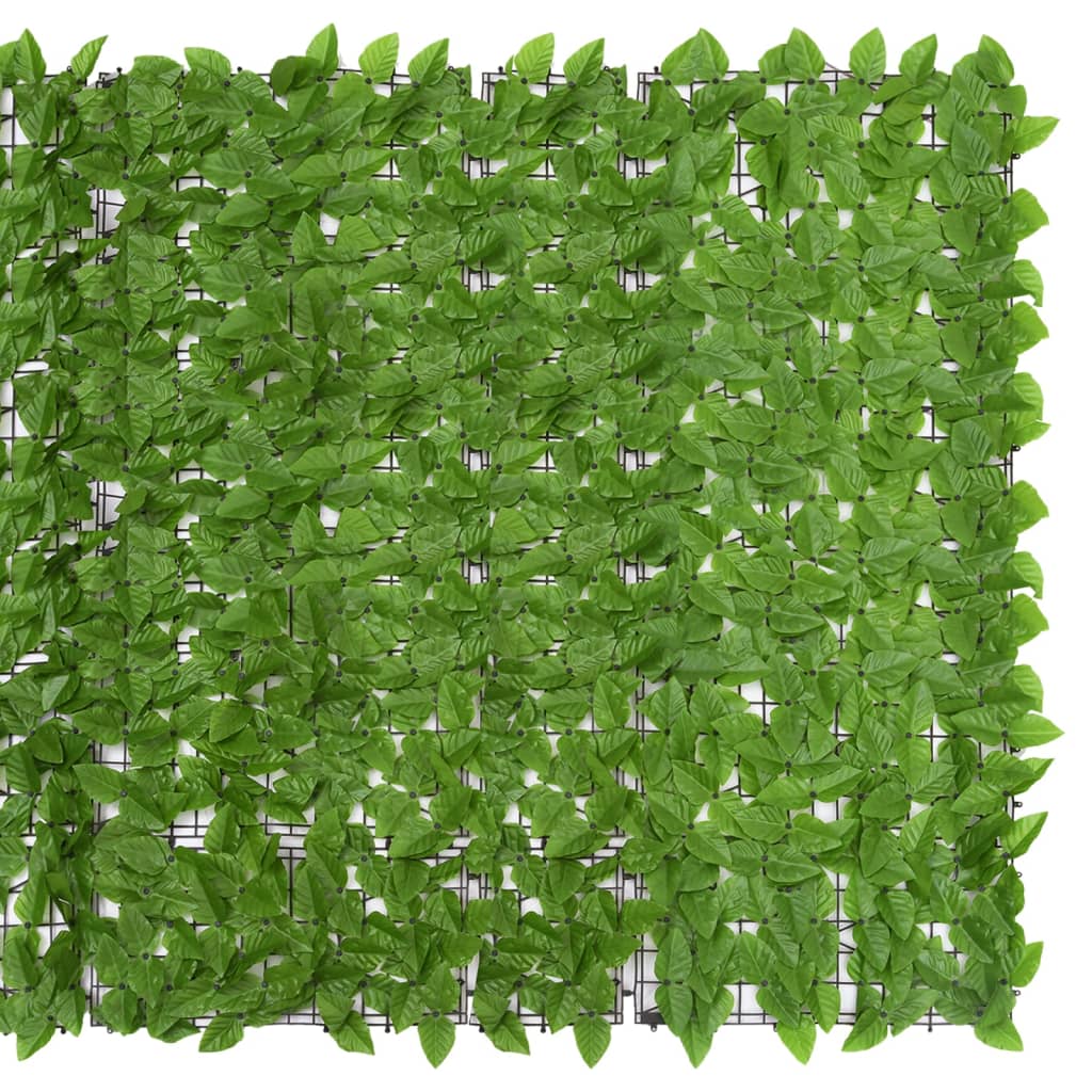 vidaXL Balkónová markíza so zelenými listami 300x150 cm