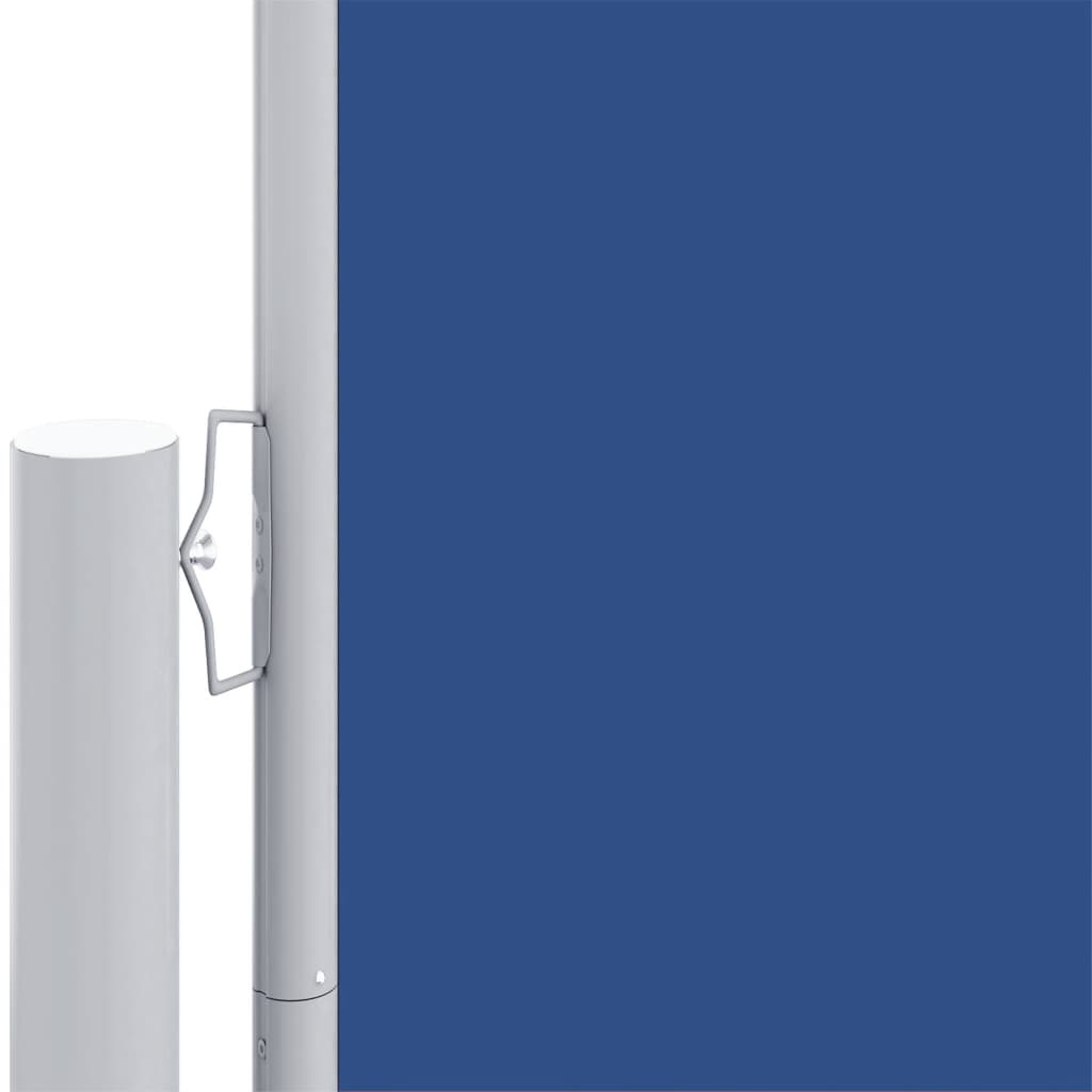 vidaXL Zaťahovacia bočná markíza modrá 180x1000 cm