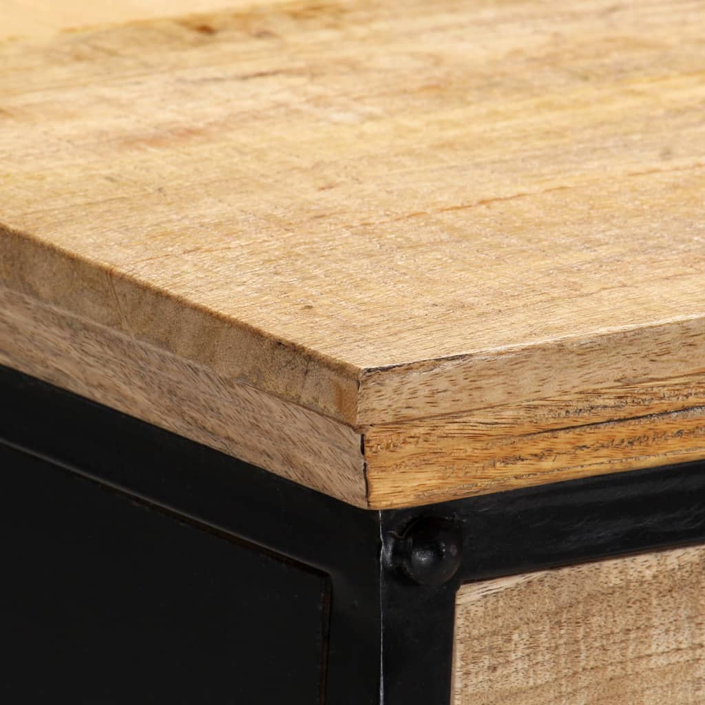 vidaXL Písací stôl 110x50x76 cm masívne mangovníkové drevo