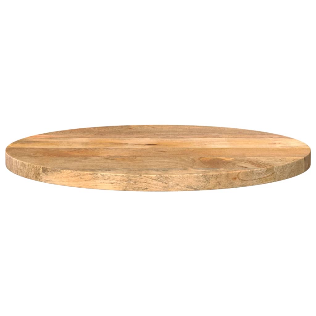 vidaXL Stolová doska Ø 50x2,5 cm okrúhla masívne mangovníkové drevo