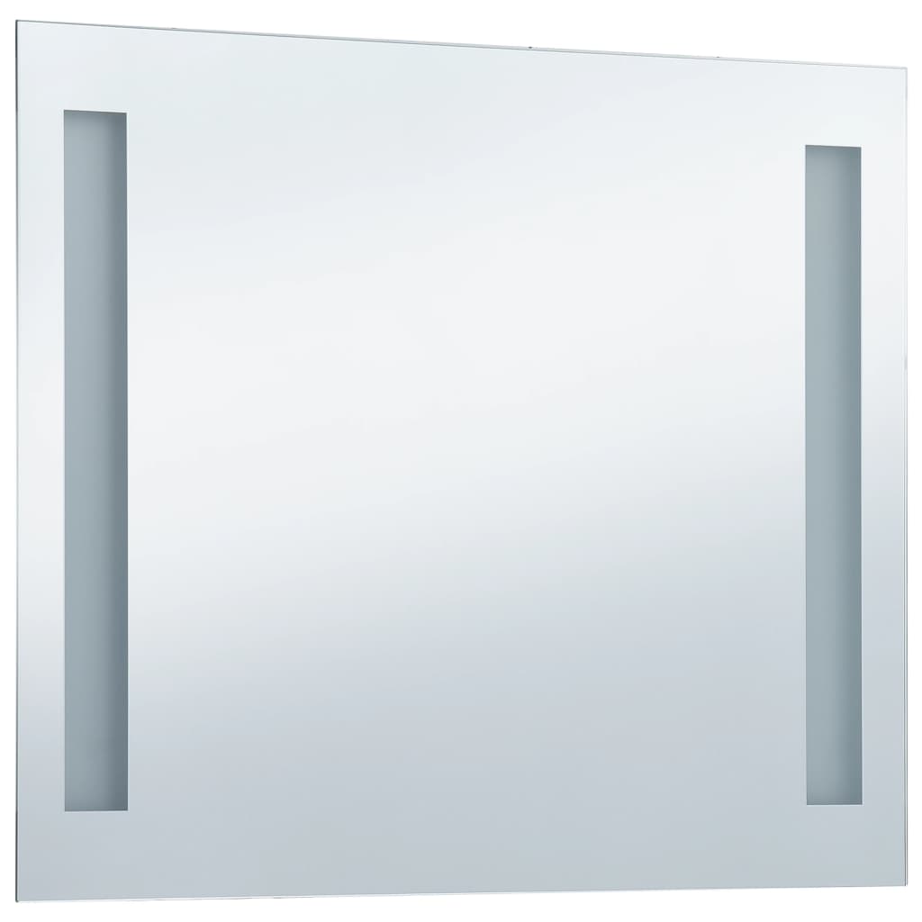 vidaXL Kúpeľňové LED nástenné zrkadlo 60x50 cm