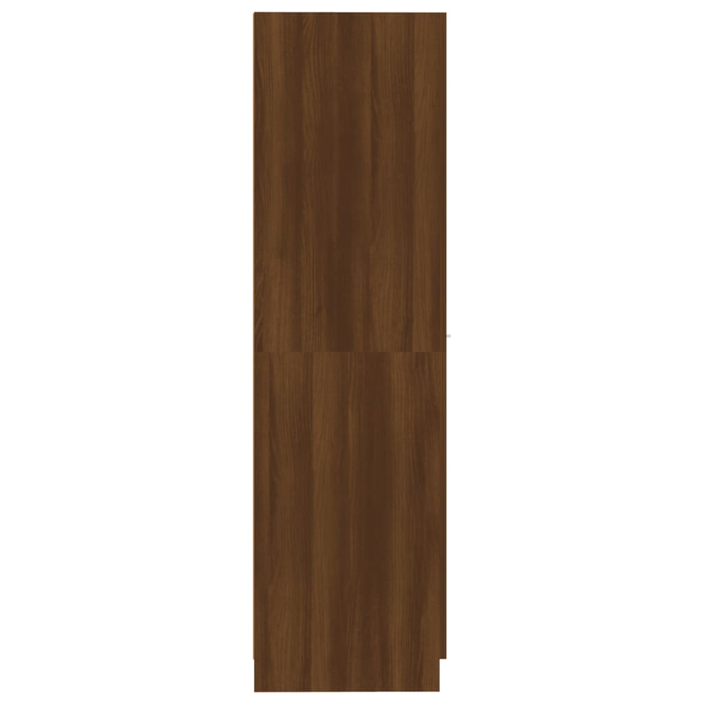vidaXL Skrinka na lieky hnedý dub 30x42,5x150 cm spracované drevo