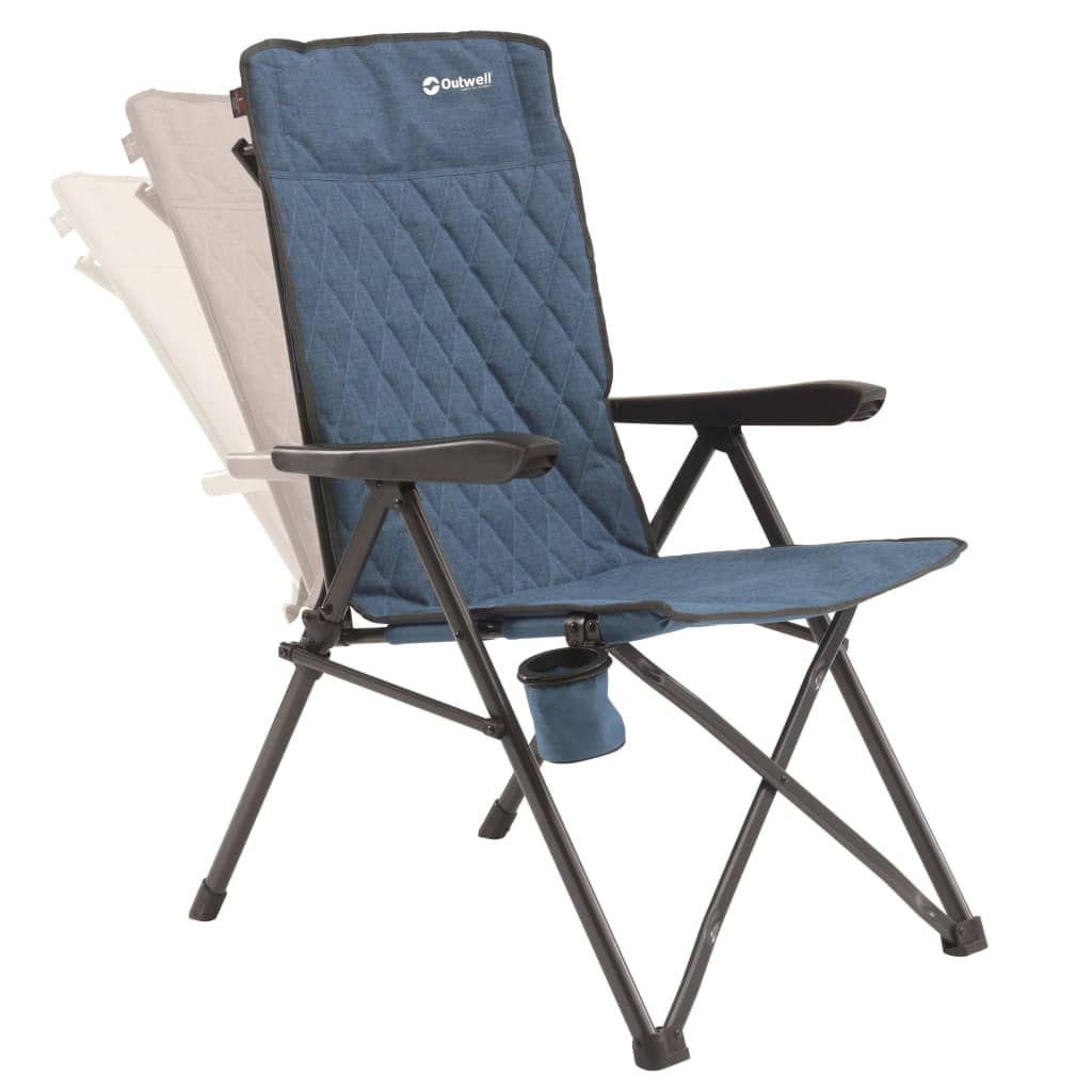 Outwell Skladacia kempingová stolička Lomond modrá