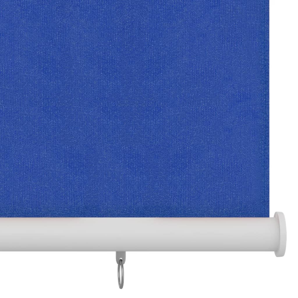 vidaXL Vonkajšia zatemňovacia roleta 160x140 cm modrá HDPE